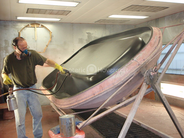 Gel coat spraying application