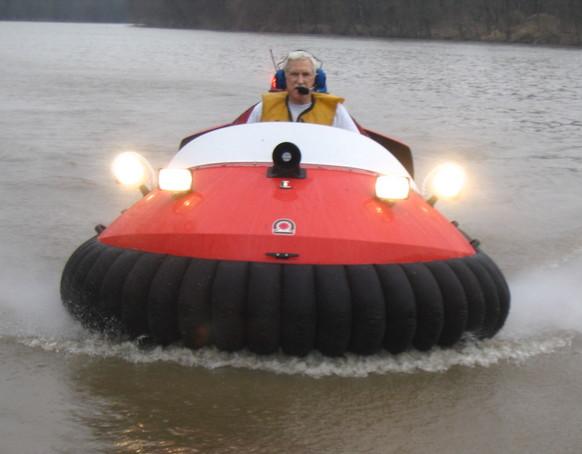 hovercraft anti-scoop system in action