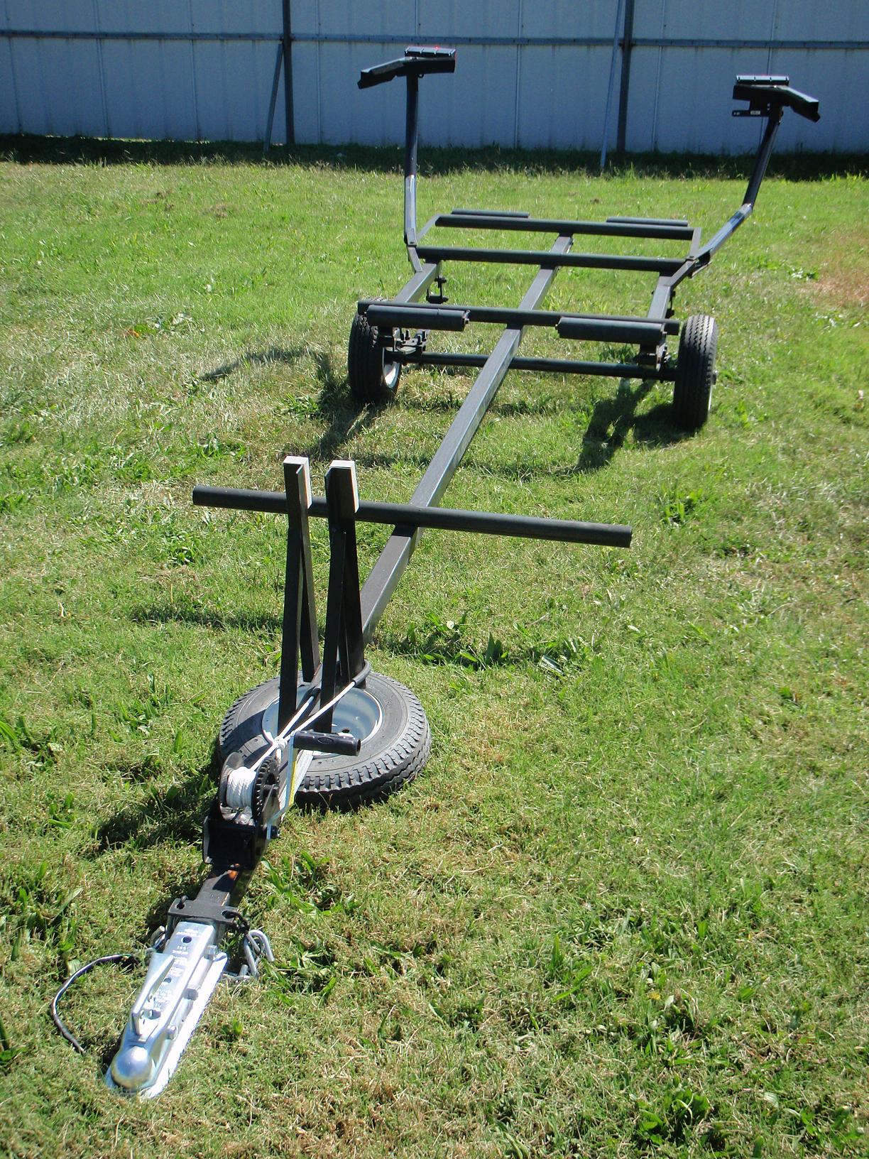 trailer requires only one man to load and unload
