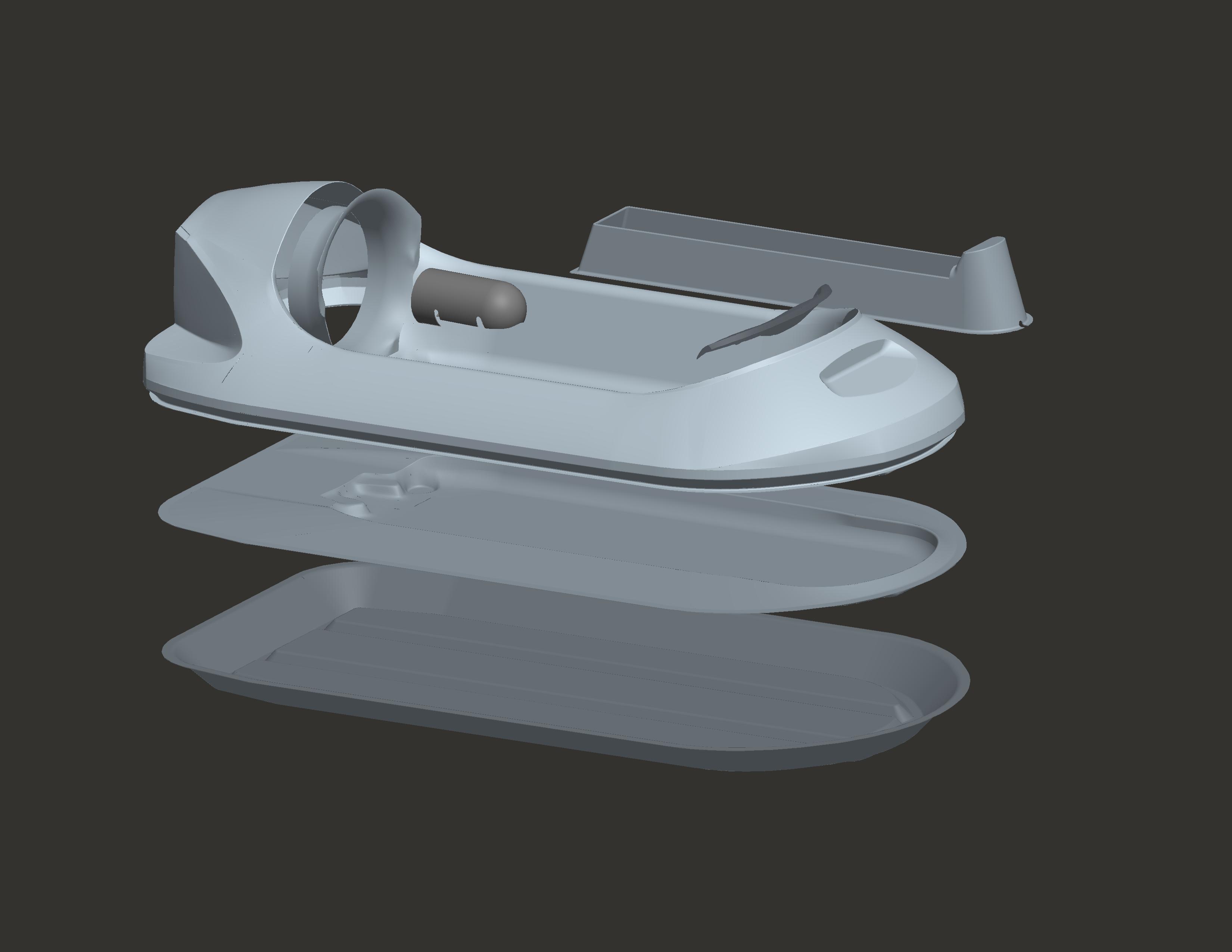 new 3d hovercraft computer models