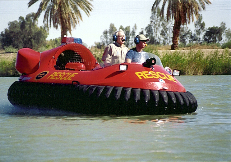 Rescue hovercraft picture